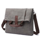 Men's Fashion Canvas Diagonal Solid Color Men's Messenger Bags