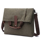 Men's Fashion Canvas Diagonal Solid Color Men's Messenger Bags