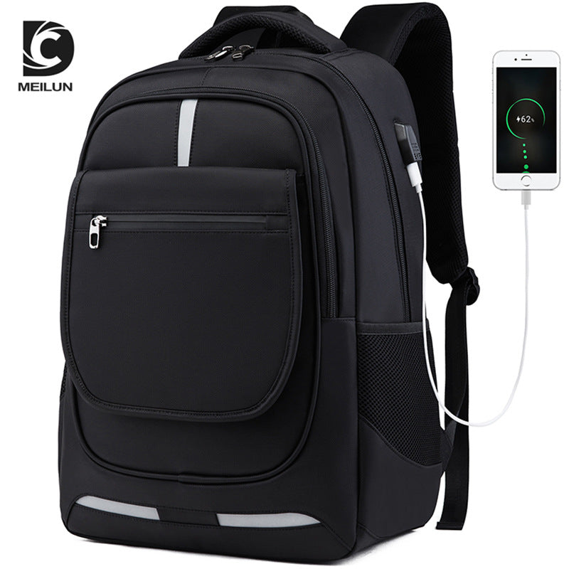 Men's Waterproof Oxford Cloth Business Korean Style Backpacks