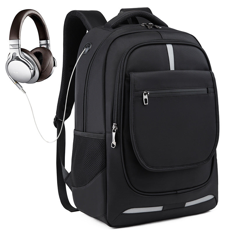 Men's Waterproof Oxford Cloth Business Korean Style Backpacks
