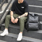 Men's Trendy Innovative Korean Male Leather Backpacks