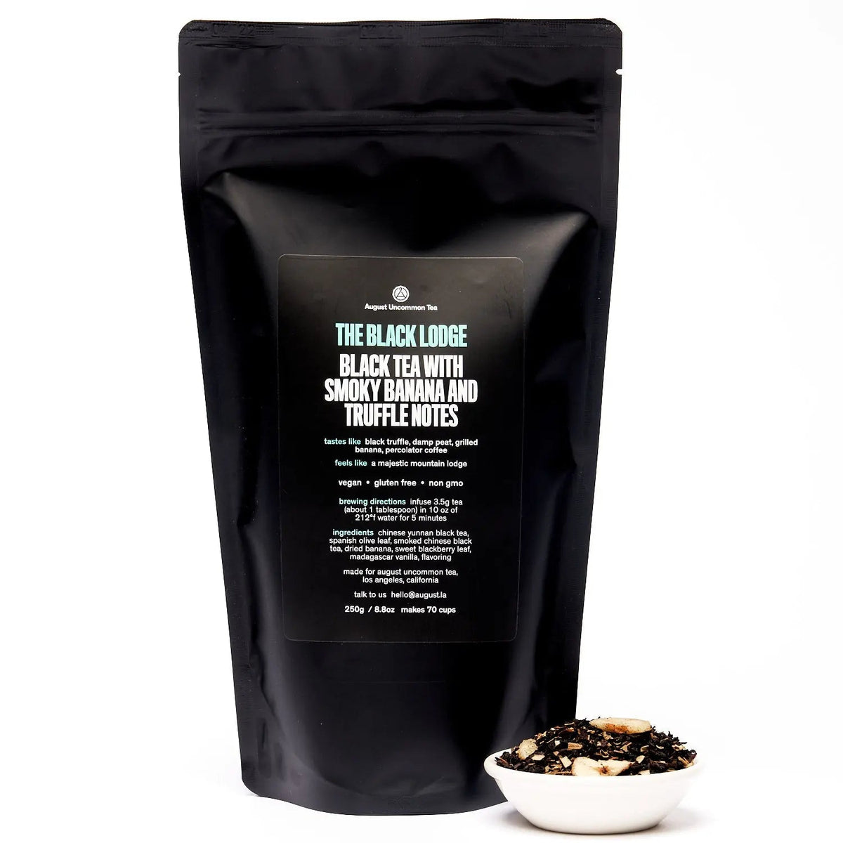 The Black Lodge - Té Negro de Plátano Ahumado