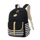 Women's Trendy Canvas Printed Striped Computer Backpacks