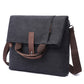 Men's Fashion Canvas Diagonal Solid Color Men's Messenger Bags