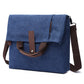 Men's Fashion Canvas Diagonal Solid Color Men's Messenger Bags