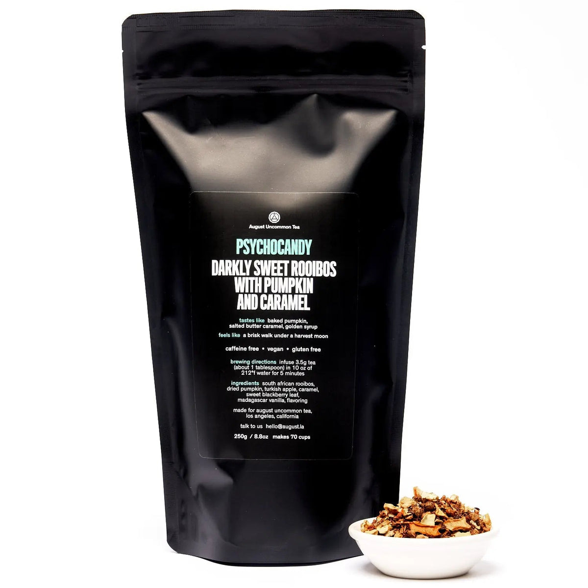 Psychocandy - Té Rooibos de Calabaza Caramelizada Tostada (Sin Cafeína)