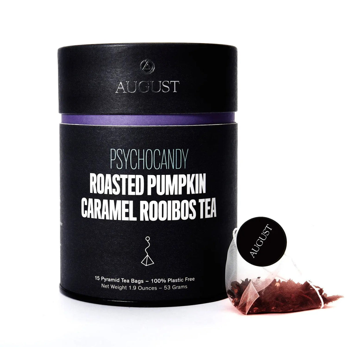 Psychocandy - Té Rooibos de Caramelo de Calabaza Asada (Sin Cafeína) (15 Bolsitas de Té)