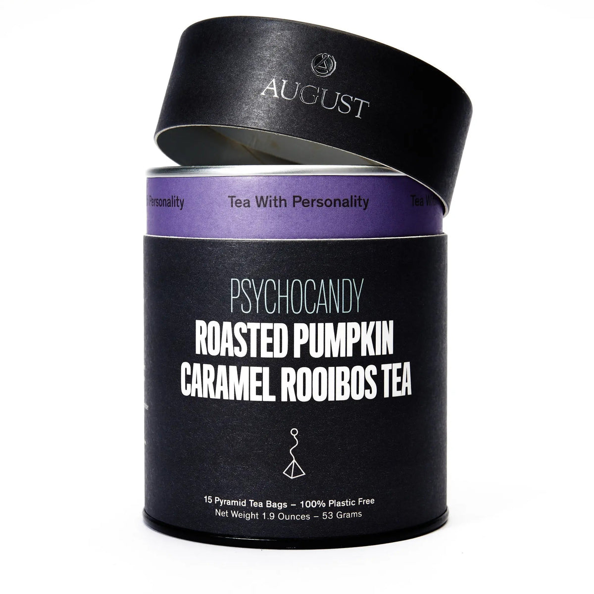 Psychocandy - Té Rooibos de Caramelo de Calabaza Asada (Sin Cafeína) (15 Bolsitas de Té)