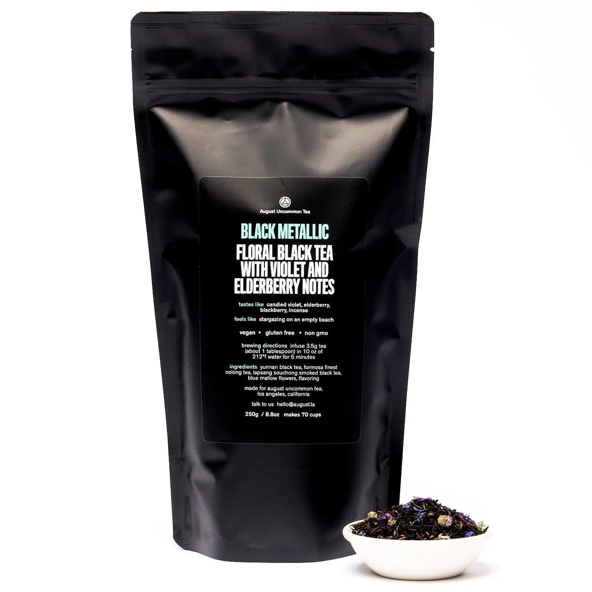 Black Metallic - Té negro de saúco morado