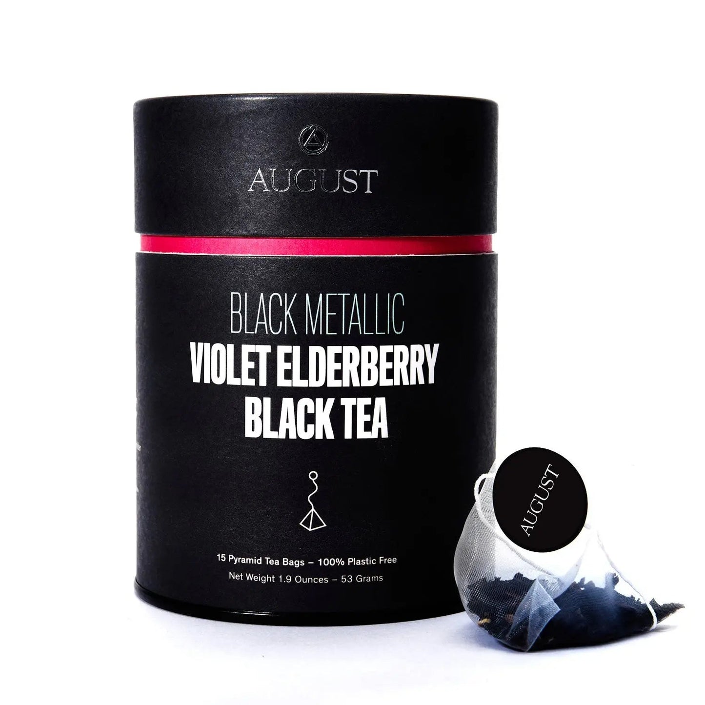 Metálico Negro - Té Negro de Saúco Violeta (15 Bolsitas)