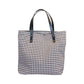 Cloth Handmade Brown Navy Blue Plaid Shoulder Bags