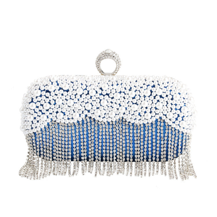 Women's Dinner Pearl Banquet Clutch Dress Wedding Evening Bags