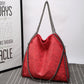 Women's Large Foldable Chain Fashion Big Shoulder Bags