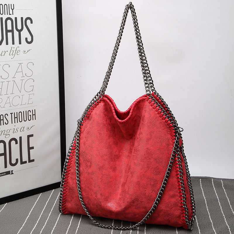Women's Large Foldable Chain Fashion Big Shoulder Bags
