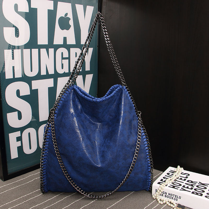 Women's Large Foldable Chain Fashion Big Shoulder Bags