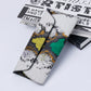 Women's Fan Embossed Snake Pattern Long Handbags