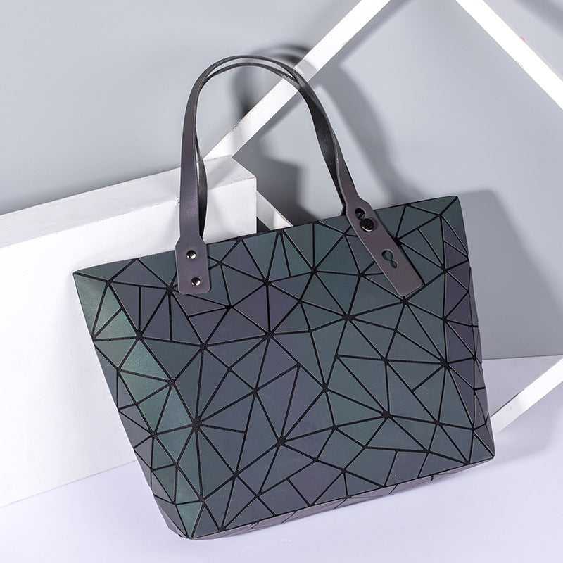 Variety Luminous Diamond Female Folding Laser Handbags
