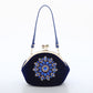 Women's Red Bridal Wedding Flower Dinner Diamond Shoulder Bags