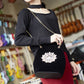 Women's Veet Retro Diamond Handmade Dinner Chain Shoulder Bags