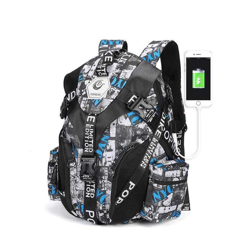 Men's Trendy Beetle Fashion Personality Creative College Backpacks