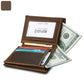 Men's Vintage Cowhide Short First Layer Leather Men's Wallets