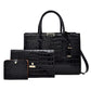 Women's Charming Crocodile Pattern Portable Embossed Shoulder Bags