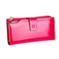 Women's Top Layer Leather Long Korean Style Oil Wax Cowhide Ladies Wallets