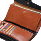 Women's Top Layer Leather Long Korean Style Oil Wax Cowhide Ladies Wallets