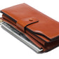 Women's Top Layer Leather Long Korean Style Oil Wax Cowhide Ladies Wallets