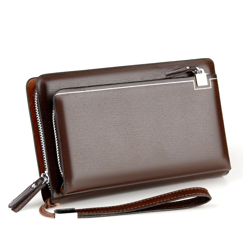 Men's Clutch Long Zip Male Mobile Men's Handbags