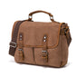 Men's Flying Vintage Canvas Crazy Horse Leather Men's Messenger Bags