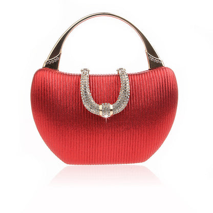 Women's Color Box Sequined Mobile Sweet Fashion Evening Bags