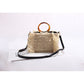 Women's Straw Tassel Woven Vacation Style Beach Shoulder Bags