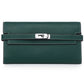 Women's Fashion Classic Lychee Pattern Cowhide Clutch Ladies Wallets