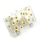 Women's Summer Acrylic Transparent Chrysanthemum Specimen Evening Bags