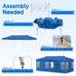 Carpa Cenador Plegable 10x20 FT con 6 Paredes Laterales