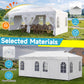 Carpa Cenador Plegable 10x20 FT con 6 Paredes Laterales