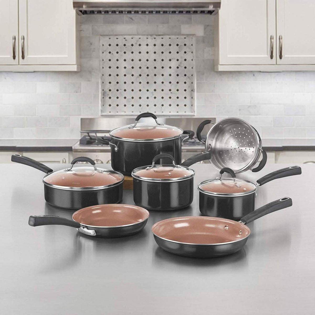 Set de 11 piezas: Set de utensilios de cocina Cuisinart Advantage Ceramica XT