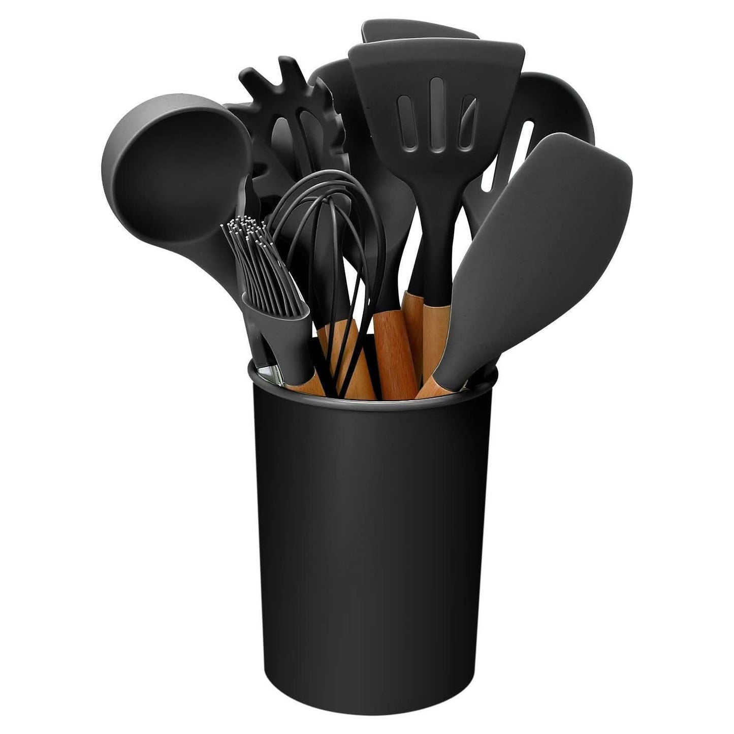 11 Piezas: Juego de utensilios de cocina de silicona