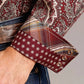 Stetson Siren Paisley (vino) - Camisa Western de hombre