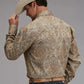Stetson Desert Paisley (Brown) - Men's Western Shirt