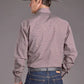 Stetson 2392 Garnet Geo (Wine) - Men's Western Shirt