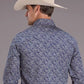 Stetson 2523 Vintage Prairie (Blue) - Men's Western Shirt