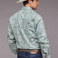 Stetson 2034 Tonal Paisley (Blue) - Men's Western Shirt