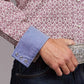 Stetson 2036 Vintage Print (Wine) - Men's Western Shirt