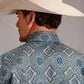 Stetson Sierra Paisley (Blue) - Men's Western Shirt