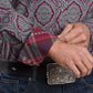 Stetson 2572 Medallion Paisley (Wine) - Men's Western Shirt