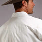 Stetson 3868 Pinpoint Oxford (White) - Men's Western Shirt
