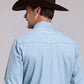 Stetson Light Weight Chambray (Blue) - Men's Western Shirt
