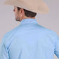 Stetson 2611 Fine Line (Blue) - Men's Western Shirt